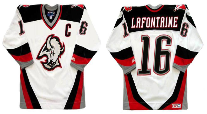 2019 Men Buffalo Sabres 16 Lafontaine white CCM NHL jerseys